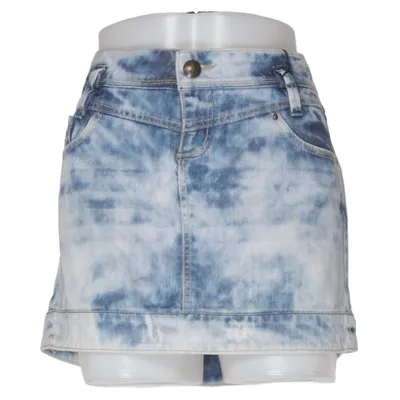 Jupe en jean (Bleu, Blanc) de Fresh Made Coton