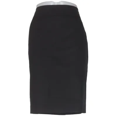 Kokerrok (Zwart) van Andiata Elastaan, Polyester, Wol
