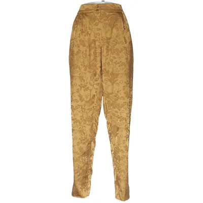 Pants (Yellow) from Monki Elastane, Polyester