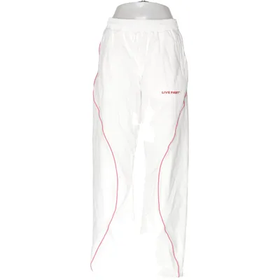 Träningsbyxor (Vit, Röd) från Lfdy Lyocell, Polyamid