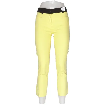 Pantalon de costume (Jaune) de Sportmax by MaxMara Coton, Élasthane, Soie