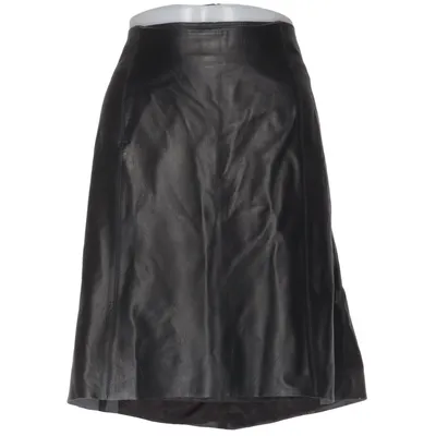 Läderkjol (Svart) från Selected Femme Skinn, Återvunnen polyester