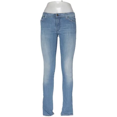 Jeans (Blå) från Crocker Bomull, Elastan