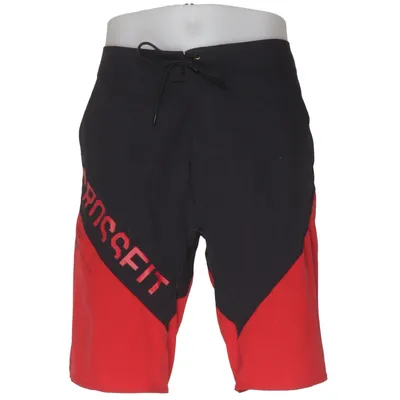 Trainingsshorts (Zwart, Rood) van Reebok Crossfit Elastaan, Polyamide, Gerecycled polyester