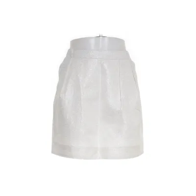 Skirt (White, Gray) from Piu Piu Cotton, Polyester