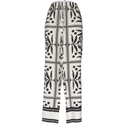 Palazzo pants (White, Black, Multicolored) from H&M Viscose