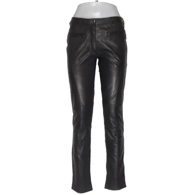 Leather pants (Black) from SAND Copenhagen Leather, Polyester