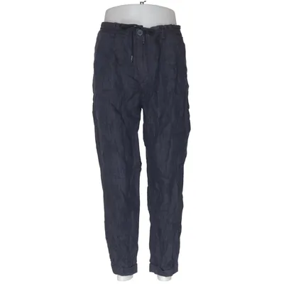 Broek (Blauw) van Mango Man Katoen, Linnen