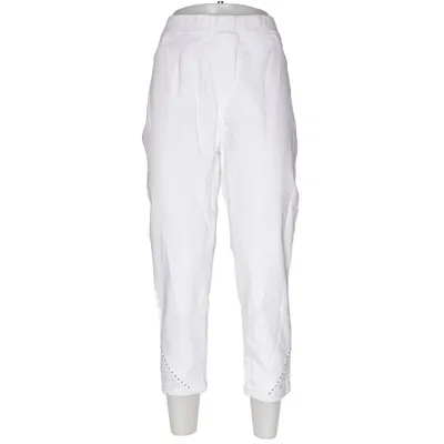 Pants (White) from Body Needs Cotton, Elastane