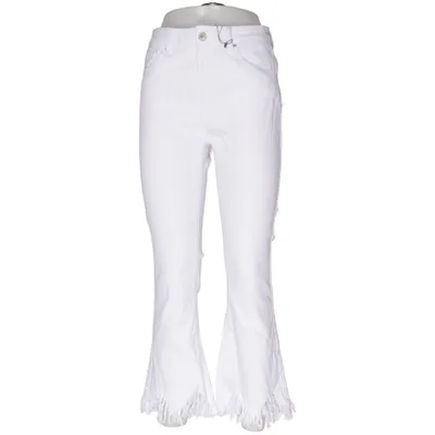 Jean (Blanc) de Mas Fashion Coton, Élasthane, Polyester