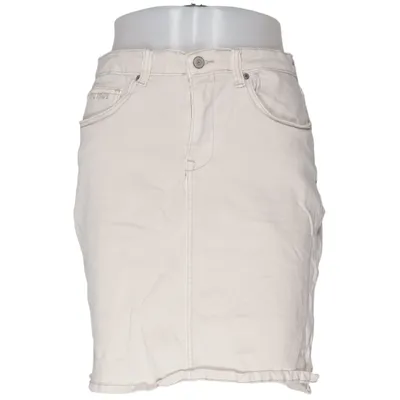 Jeansnederdel (Beige) fra Seaside Bomuld, Elastan