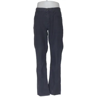 Pantalon (Bleu) de Alberto Coton, Élasthane, Lin