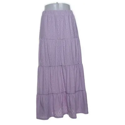 Långkjol (Lila) från VILA Elastan, Återvunnen polyester