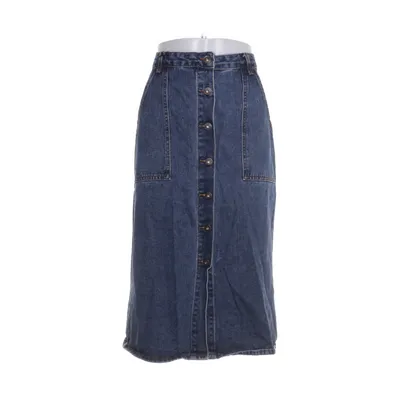 Denim skirt (White) from Zuiki Cotton, Viscose