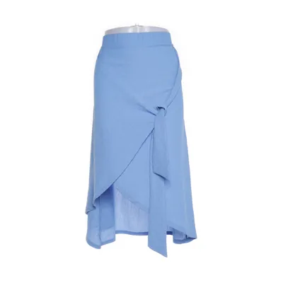 Omlottkjol (Blå) från Pieces Elastan, Återvunnen polyester
