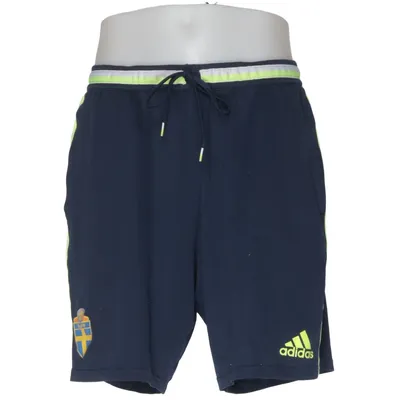 Short de sport (Bleu, Jaune) de Adidas Polyester