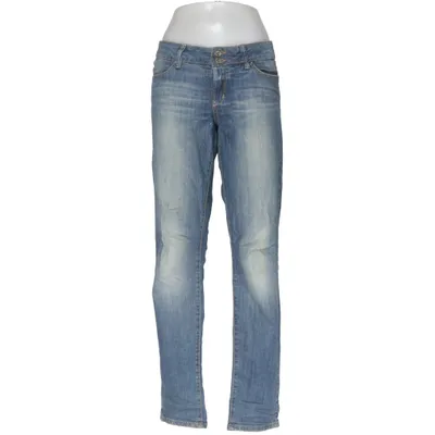 Spijkerbroek (Blauw) van Mango Jeans Katoen, Elastaan