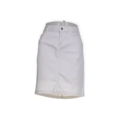 Denim skirt (White) from ESPRIT Denim