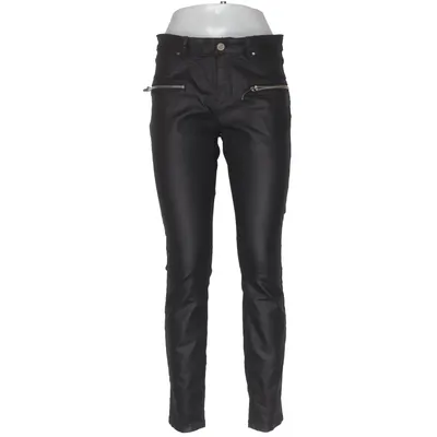 Leren broek (Zwart) van Amisu