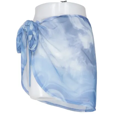 Beach skirt (Blue, White, Multicolored) from NA-KD Elastane, Polyester