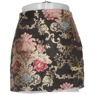 Skort (Zwart, Meerkleurig) van Shein Polyester