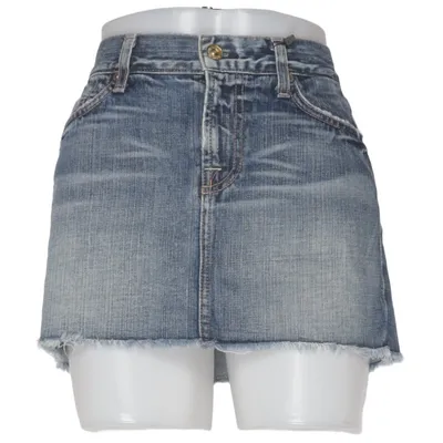 Jeanskjol (Blå) från 7 for All Mankind Bomull