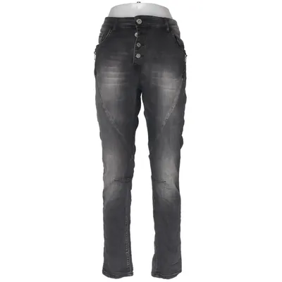 Jeans (Gray) from Karostar Cotton, Elastane, Polyester