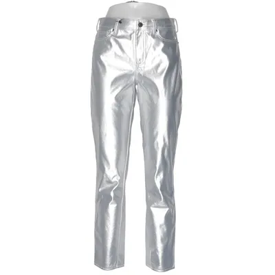 Vinyl broek (Zilver) van Five Polyurethaan