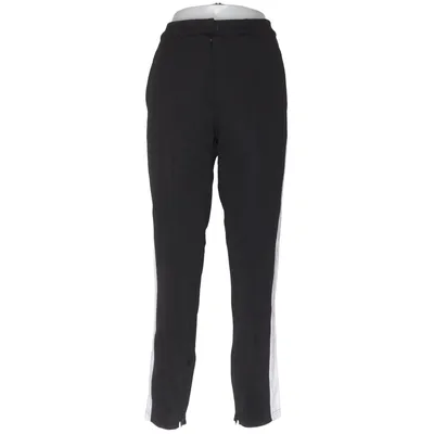 Pants (Black, White) from Fila Cotton, Polyester