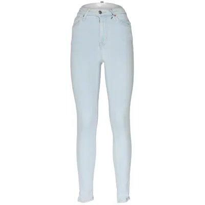 Jeans (Blue) from Never Denim Elastane, Polyester, Recycled cotton