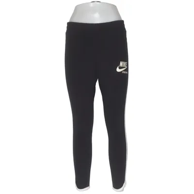 Trainingsbroek (Zwart, Wit) van Nike Sportswear Katoen, Elastaan, Polyester