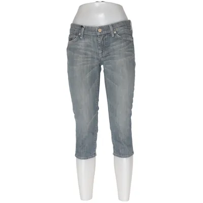 Pantacourt (Bleu) de 7 for All Mankind Coton, Élasthane