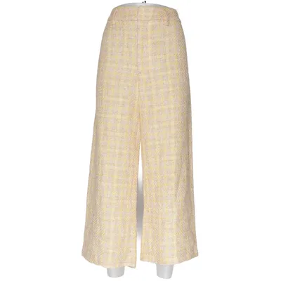 Byxor (Gul, Beige) från Zara Akryl, Bomull, Polyester