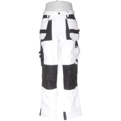 Werkbroek (Wit, Zwart) van Bluewear Katoen, Polyester