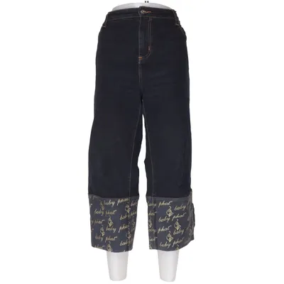 Jeans (Black, Gold) from Baby Phat Cotton, Elastane