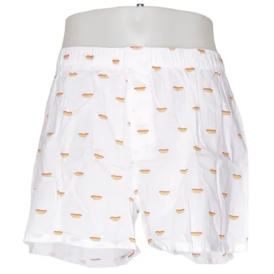 Pyjamashorts (Wit, Bruin, Geel) van H&M Katoen