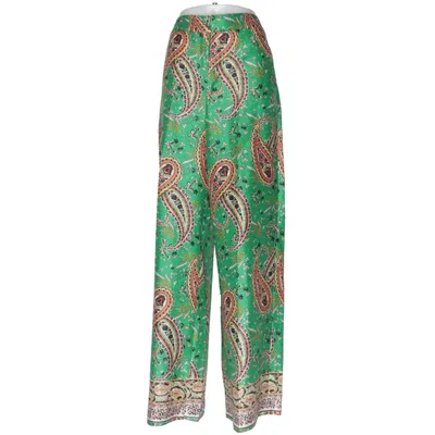Palazzobukser (Grøn, Flerfarvet) fra Zara Polyester
