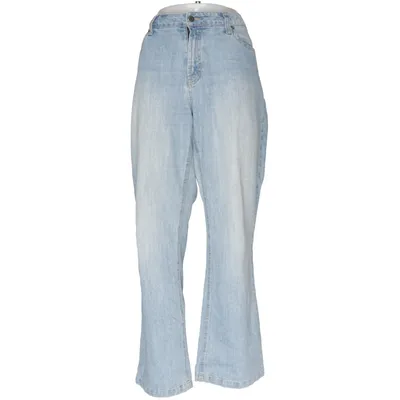 Spijkerbroek (Blauw) van Basic by KappAhl Katoen, Elastaan, Polyester