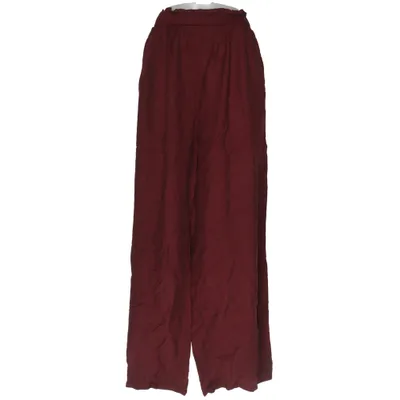 Pantalon patte d'éléphant (Rouge) Polyester
