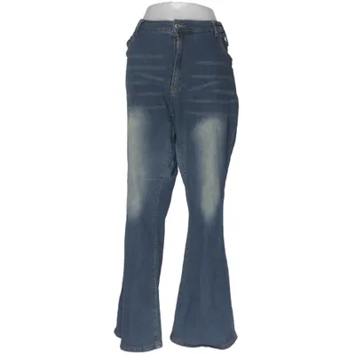 Jeans (Blå) från Shein Curve Bomull, Elastan, Modal, Polyester, Viskos