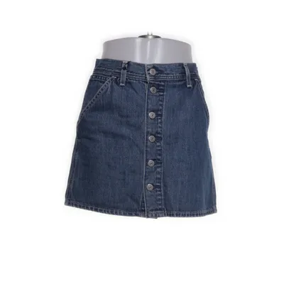 Spijkerrok (Blauw) van Levi's Premium Katoen