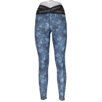 Sports tights (Blue, White) from Gymology Athletica Elastane, Polyester