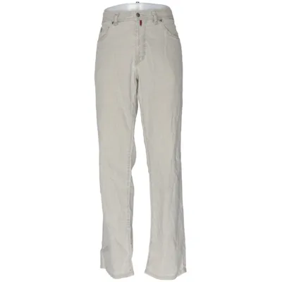 Pantalon (Beige) de Pierre Cardin Coton, Élasthane, Lin