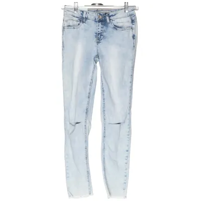 Spijkerbroek (Blauw) van New Look Denim Katoen, Elastaan, Polyester