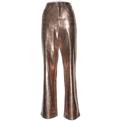 Byxor (Brun, Guldfärgad) från Rotate Elastan, Polyester, Polyuretan