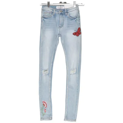 Jeans (Blue) from Queen Hearts Cotton, Elastane, Polyester