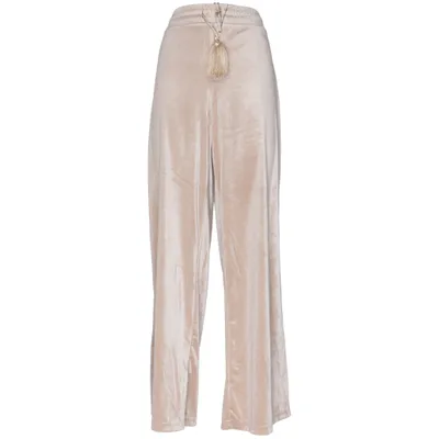 Pajama pants (Beige) from Gina Tricot Elastane, Polyester