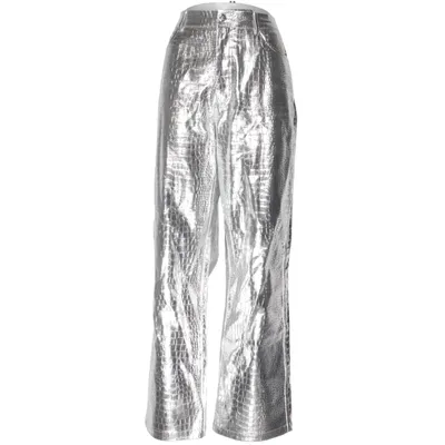 Vinyl pants (Silver) from By Malina Polyurethane