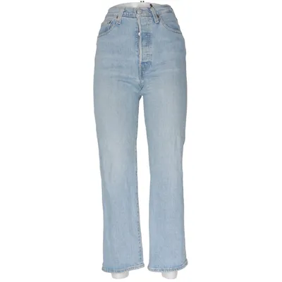 Spijkerbroek (Ribcage Straight) van Levi's Premium Katoen, Elastaan