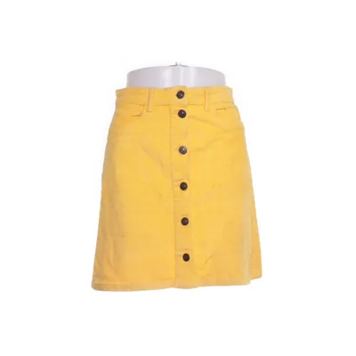 Kjol (Gul) från ONLY Blue Denim Bomull, Elastan